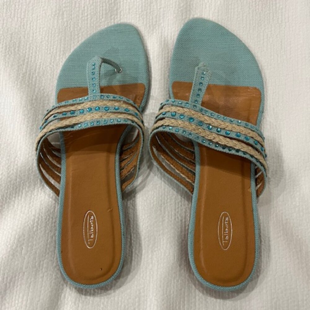 TALBOTS EMBELLISHED SANDALS